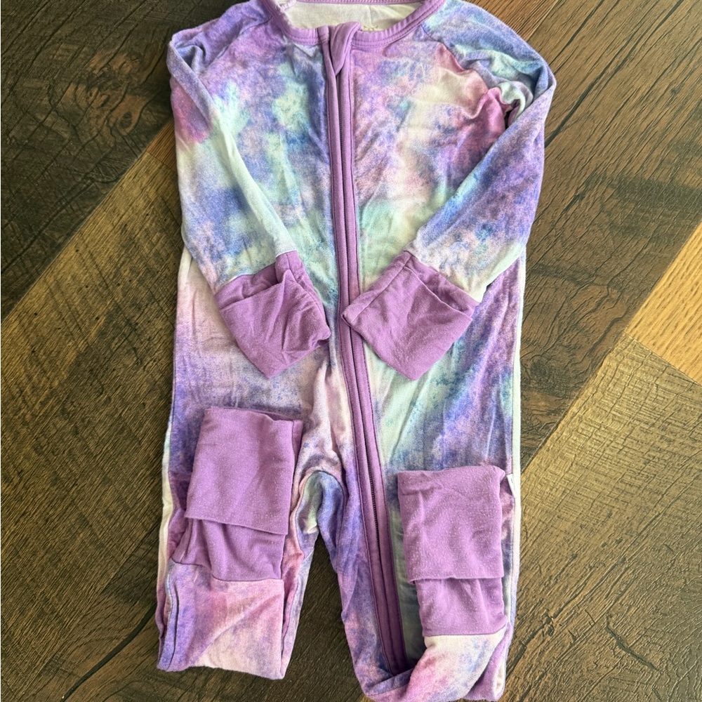 Little sleepies water color footie - Picture 5 of 6
